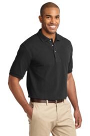 Port Authority Tall Heavyweight Cotton Pique Polo. TLK420 - Image 2