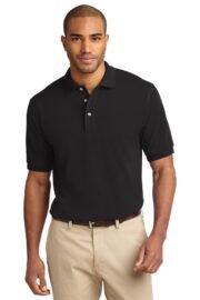 Port Authority Tall Heavyweight Cotton Pique Polo. TLK420 - Image 3