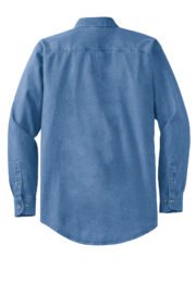 Port Authority Tall Long Sleeve Denim Shirt. TLS600 - Image 5