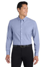 Port Authority Tall Crosshatch Easy Care Shirt. TLS640 - Image 2