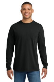 COMFORT COLORS ® Heavyweight Ring Spun Long Sleeve Pocket Tee. 4410 - Image 3