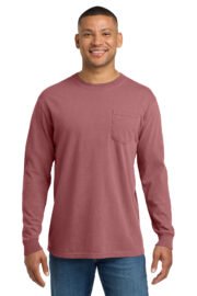 COMFORT COLORS ® Heavyweight Ring Spun Long Sleeve Pocket Tee. 4410 - Image 5