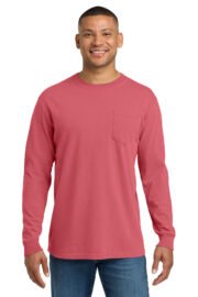 COMFORT COLORS ® Heavyweight Ring Spun Long Sleeve Pocket Tee. 4410 - Image 25