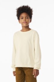 BELLA+CANVAS® Youth 6-Ounce Heavyweight Long Sleeve Tee BC3511Y - Image 7