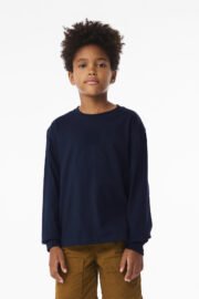 BELLA+CANVAS® Youth 6-Ounce Heavyweight Long Sleeve Tee BC3511Y - Image 8