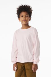 BELLA+CANVAS® Youth 6-Ounce Heavyweight Long Sleeve Tee BC3511Y - Image 9