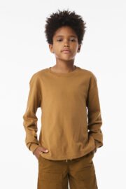 BELLA+CANVAS® Youth 6-Ounce Heavyweight Long Sleeve Tee BC3511Y - Image 10