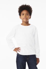 BELLA+CANVAS® Youth 6-Ounce Heavyweight Long Sleeve Tee BC3511Y - Image 13