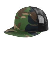 Port Authority® Snapback Flat Bill Trucker Cap C407 - Image 6