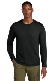 District® Perfect Weight® CVC Long Sleeve Tee DT185 - Image 7