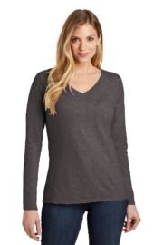 District ® Women's Very Important Tee ® Long Sleeve V-Neck. DT6201 - Image 3
