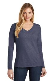 District ® Women's Very Important Tee ® Long Sleeve V-Neck. DT6201 - Image 4