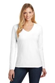 District ® Women's Very Important Tee ® Long Sleeve V-Neck. DT6201 - Image 6