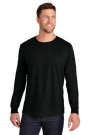 Jerzees Ultimate™ Unisex Ring Spun Long Sleeve T-Shirt IC46L - Image 3
