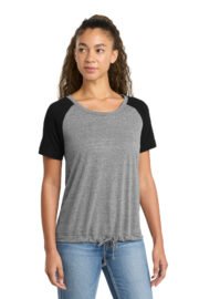New Era ® Women's Tri-Blend Performance Cinch Tee. LNEA133 - Image 4