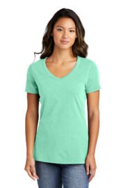 Port & Co™ Women's Beach Wash® Garment-Dyed V-Neck Tee LPC099V - Image 5