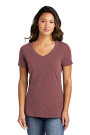 Port & Co™ Women's Beach Wash® Garment-Dyed V-Neck Tee LPC099V - Image 6