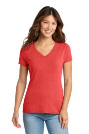 Port & Co™ Women's Tri-Blend V-Neck Tee. LPC330V - Image 4