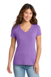 Port & Co™ Women's Tri-Blend V-Neck Tee. LPC330V - Image 7