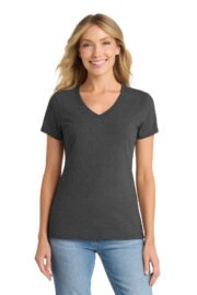 Port & Co™ Women's Fan Favorite™ Blend V-Neck Tee. LPC455V - Image 3