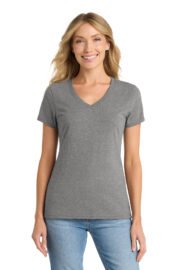 Port & Co™ Women's Fan Favorite™ Blend V-Neck Tee. LPC455V - Image 5