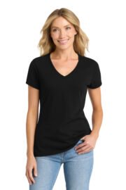 Port & Co™ Women's Fan Favorite™ Blend V-Neck Tee. LPC455V - Image 6