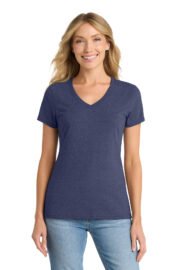 Port & Co™ Women's Fan Favorite™ Blend V-Neck Tee. LPC455V - Image 8