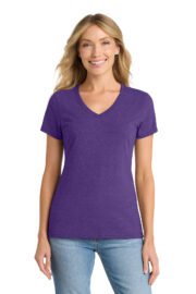 Port & Co™ Women's Fan Favorite™ Blend V-Neck Tee. LPC455V - Image 9