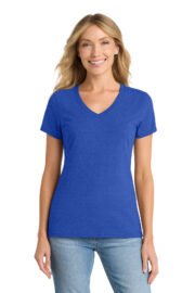 Port & Co™ Women's Fan Favorite™ Blend V-Neck Tee. LPC455V - Image 10