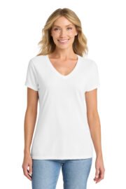 Port & Co™ Women's Fan Favorite™ Blend V-Neck Tee. LPC455V - Image 11