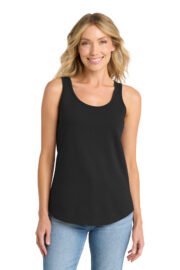 Port & Co™ Women's Core Cotton Tank Top.  LPC54TT - Image 4