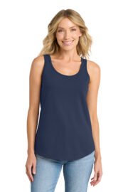 Port & Co™ Women's Core Cotton Tank Top.  LPC54TT - Image 5