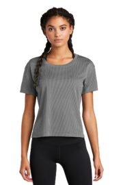 Sport-Tek ® Women's PosiCharge ® Draft Crop Tee. LST411 - Image 3