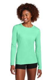 Sport-Tek® Women's Posi-UV® Pro Long Sleeve LST420LS - Image 3
