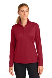 Sport-Tek® Women's Micropique Sport-Wick® 1/4-Zip LST672 - Image 3