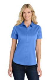 Port Authority® Women's Short Sleeve SuperPro React™Twill Shirt. LW809 - Image 13