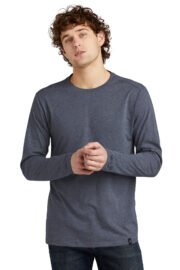 New Era ® Heritage Blend Long Sleeve Crew Tee. NEA102 - Image 8