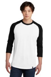 New Era ® Heritage Blend 3/4-Sleeve Baseball Raglan Tee. NEA104 - Image 4