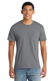 Port & Co™ Beach Wash® Garment-Dyed Pocket Tee.  PC099P - Image 5