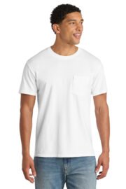 Port & Co™ Beach Wash® Garment-Dyed Pocket Tee.  PC099P - Image 6