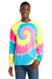 Port & Co™ Tie-Dye Long Sleeve Tee.  PC147LS - Image 3