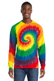 Port & Co™ Tie-Dye Long Sleeve Tee.  PC147LS - Image 5