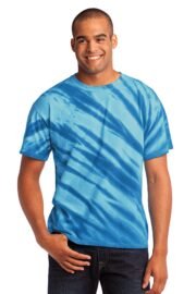 Port & Co™ Tiger Stripe Tie-Dye Tee. PC148 - Image 9
