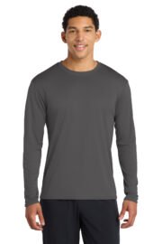 Port & Co™ Long Sleeve Performance Tee. PC380LS - Image 4