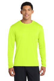Port & Co™ Long Sleeve Performance Tee. PC380LS - Image 9