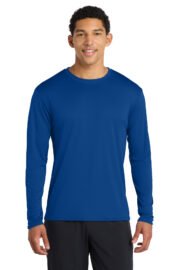 Port & Co™ Long Sleeve Performance Tee. PC380LS - Image 13