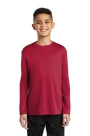 Port & Co™ Youth Long Sleeve Performance Tee PC380YLS - Image 4