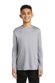 Port & Co™ Youth Long Sleeve Performance Tee PC380YLS - Image 5