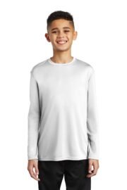 Port & Co™ Youth Long Sleeve Performance Tee PC380YLS - Image 6
