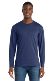 Port & Co™ Long Sleeve Fan Favorite Tee. PC450LS - Image 14